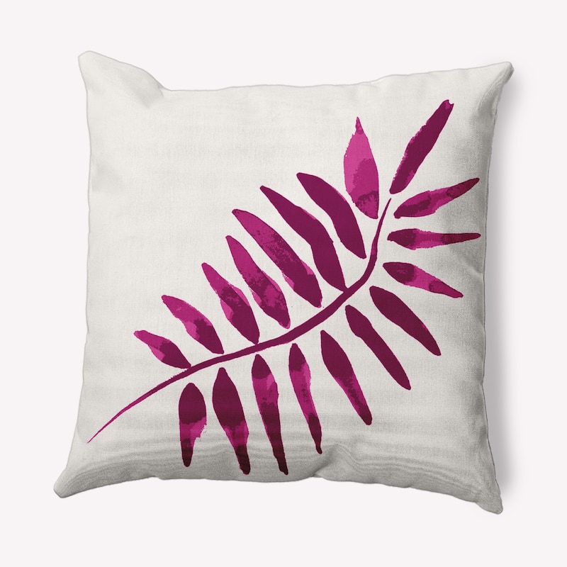 Frond 2 Decorative Throw Pillow - 16" x 16"