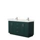 Option Green, Nickel Trim, White Quartz Top