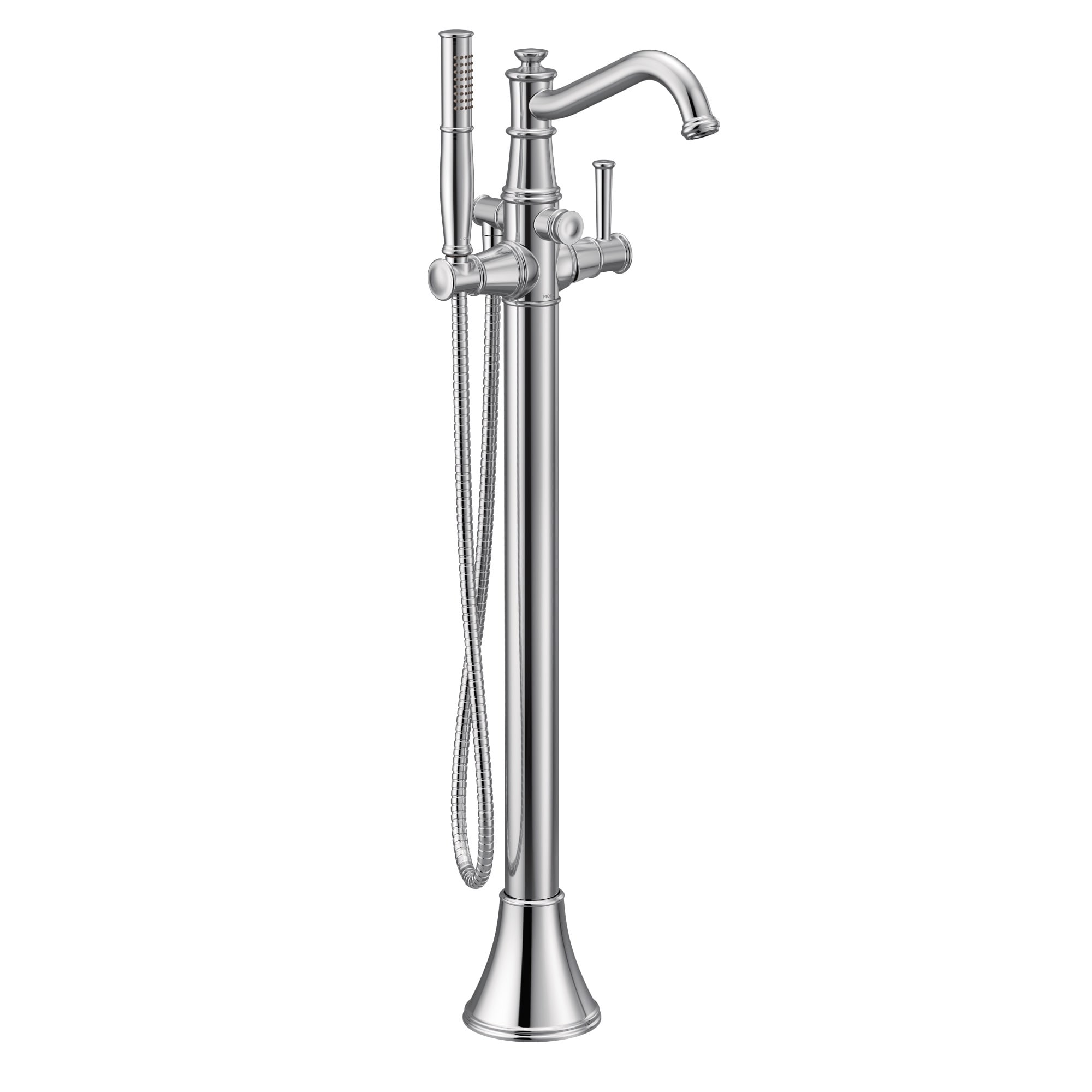 Moen Belfield Floor Mounted Tub Filler with Built-In Diverter -