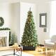 Glitzhome 26"L/ 22"L Handcrafted Wooden Christmas Tree Collar