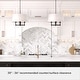 preview thumbnail 5 of 5, Hunter Briargrove 4-Light Chandelier with Shade - Kitchen Island, Dining Room, Entry - Geometric, Transitional - 24"