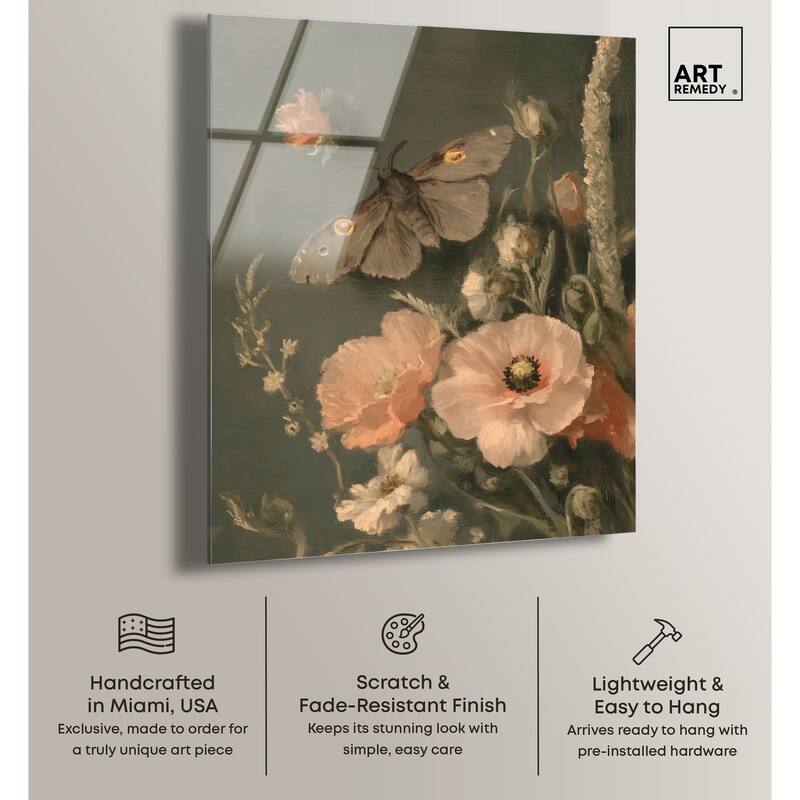 Shadowed Flutter Acrylic by Art Remedy, Ready to Hang