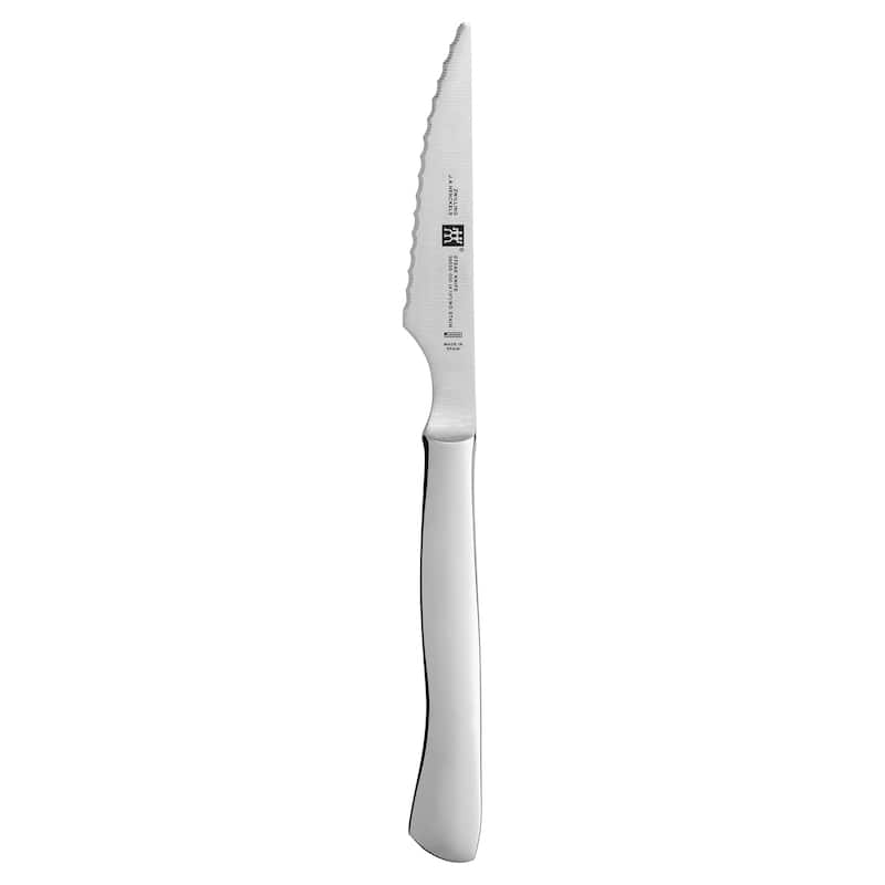 ZWILLING 4-pc Stainless Steel Serrated Steak Knife Set - Stainless Steel