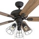preview thumbnail 6 of 6, The Gray Barn Rugaard 42-inch Bronze 3-light LED Ceiling Fan