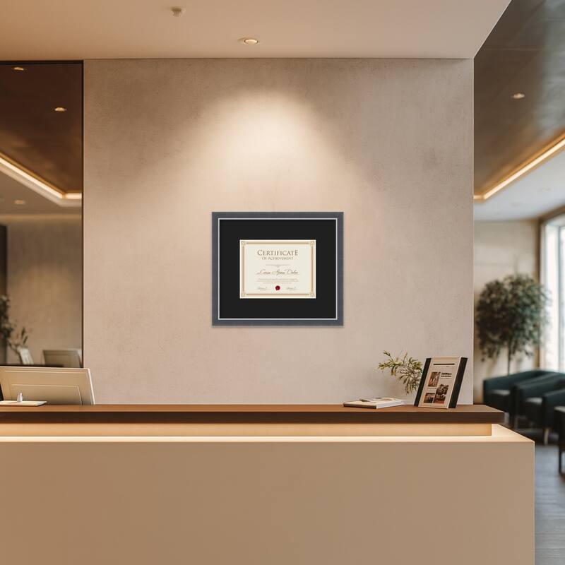 Eva Black Silver Thin Framed Picture Frame, Photo Frame