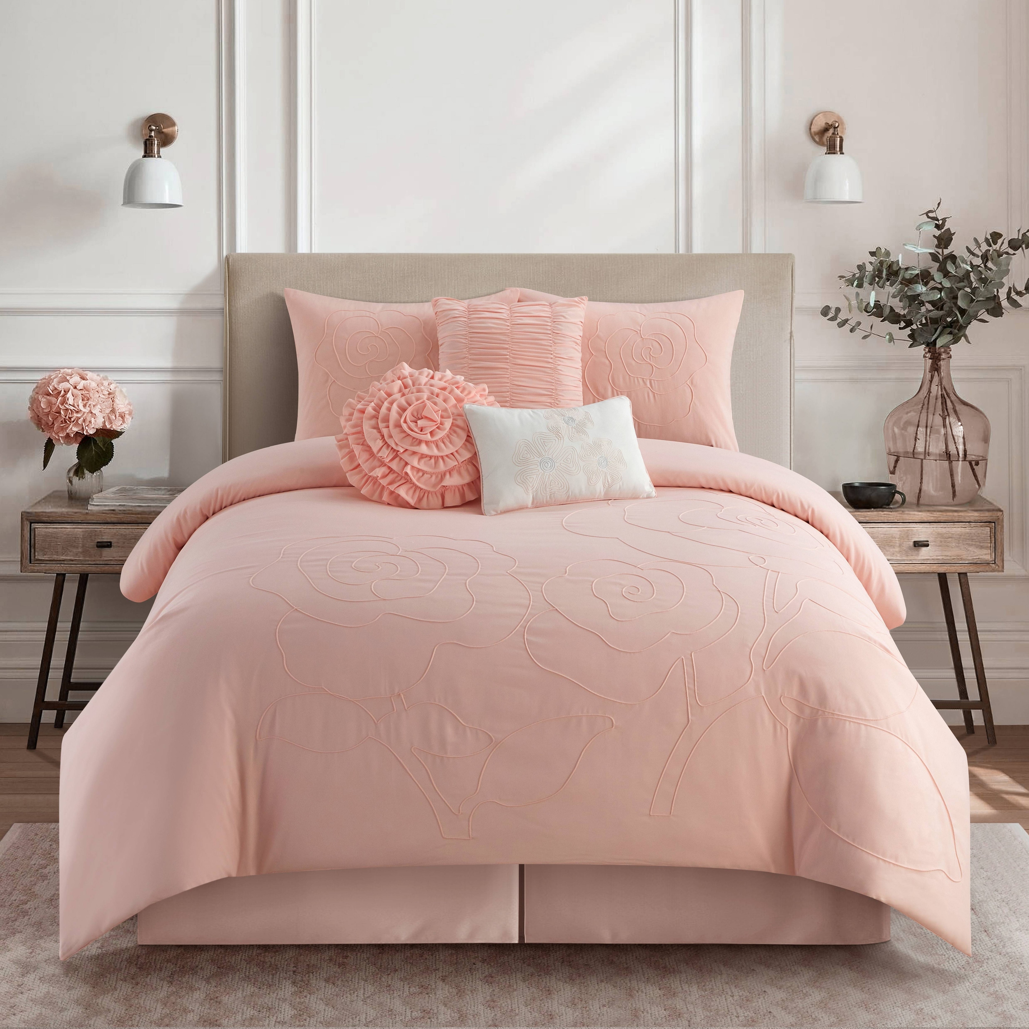 Pink Floral Comforters and Sets - Bed Bath & Beyond