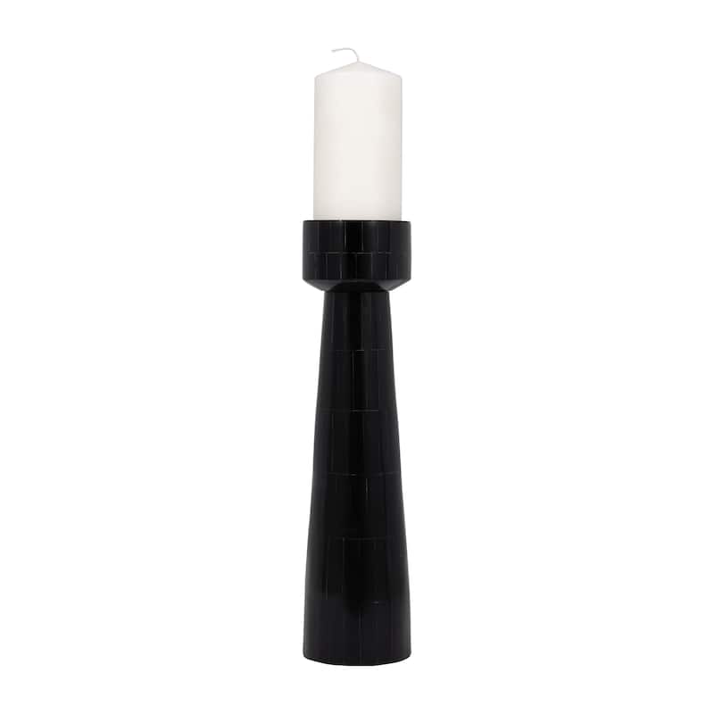 Sagebrook Home Elegant Resin Candle Holder - Enhance Your Home's Ambiance