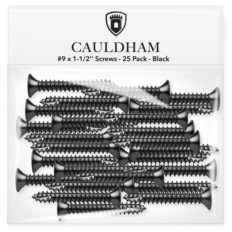 Wood Screws 9 x 112in for Door Hinges 25 pack