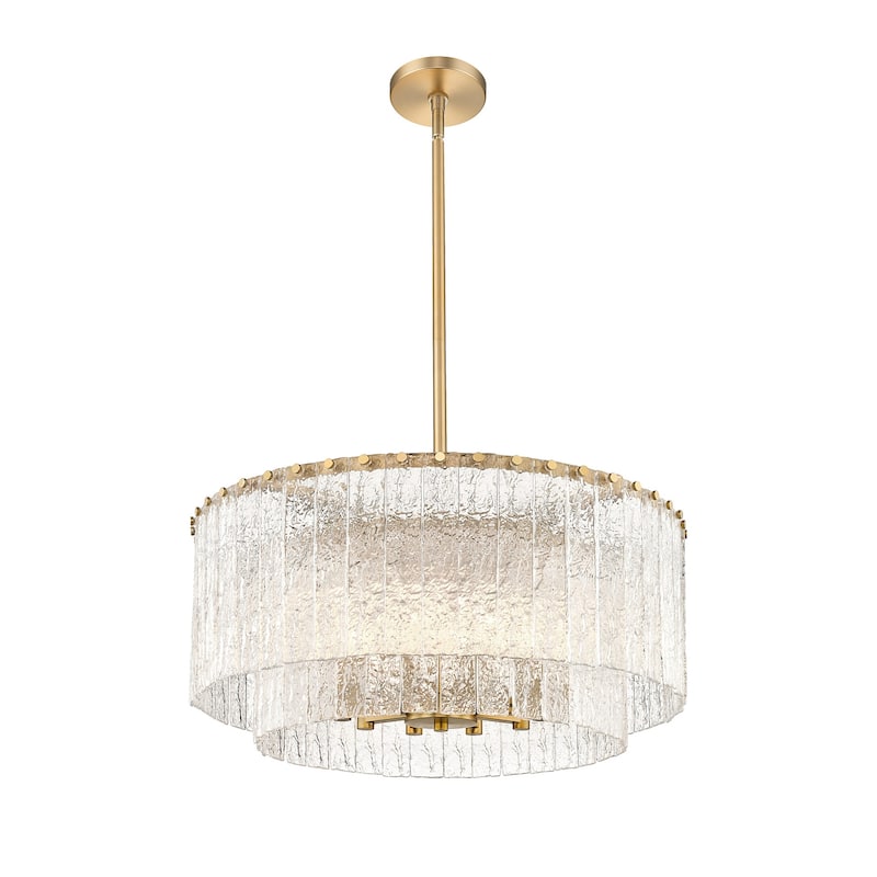 Z-Lite 1943P26-2 Glacier 10 Light 28" Wide Pendant