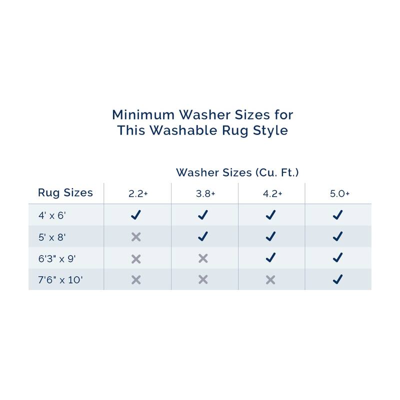 Nuloom Keesha SpinClean Reversible Machine Washable Area Rug