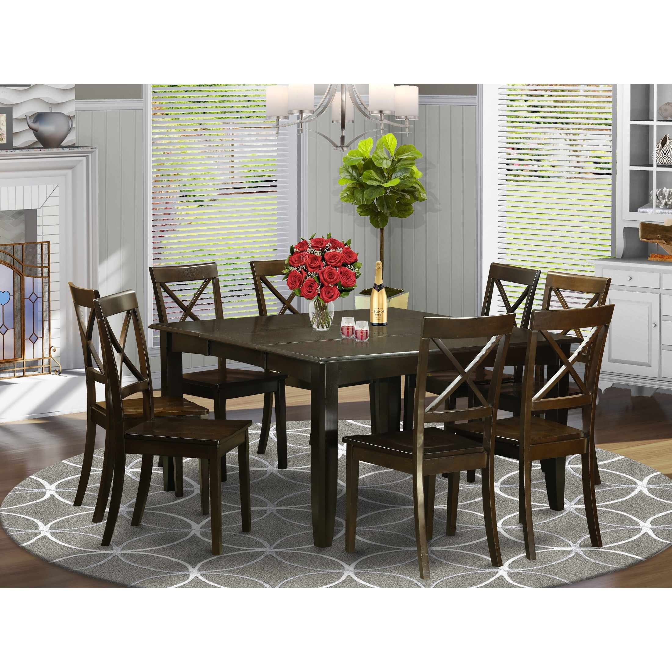 9 pc outlet square dining set