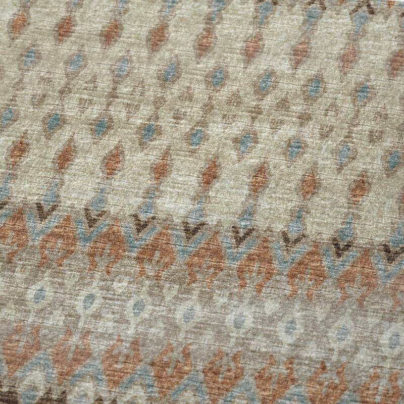 Premium Machine Washable ASB72 Boho Moroccan Sherpa Throw Blanket