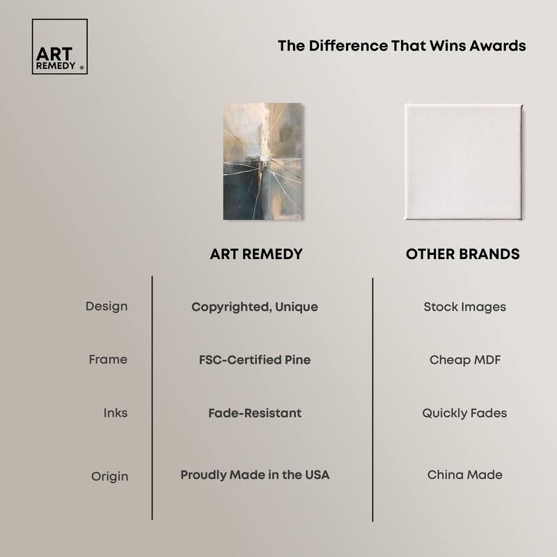 Contemporary Set Canvas Set of 2 by Art Remedy, Gallery Wrapped