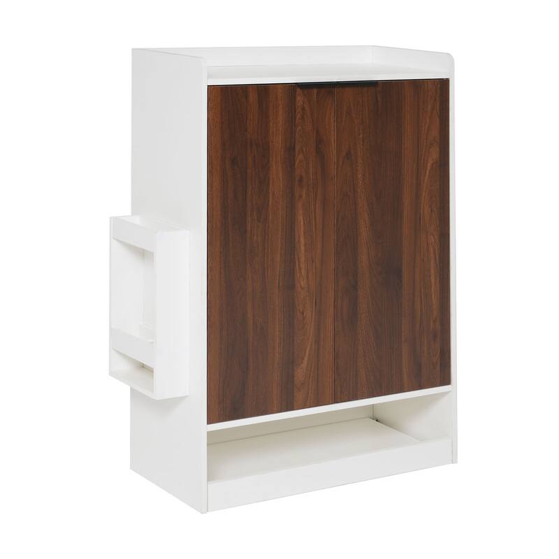 6-Tier Shoe Storage Cabinet with Slide Out Shelf and Umbrella Stand