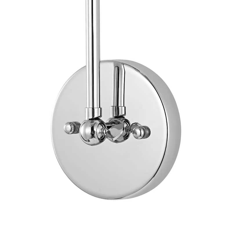 WINGBO Swing Arm Adjustable Wall Sconce with Shade, 2-Pack...
