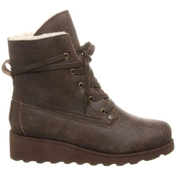 drew krista lace up bootie