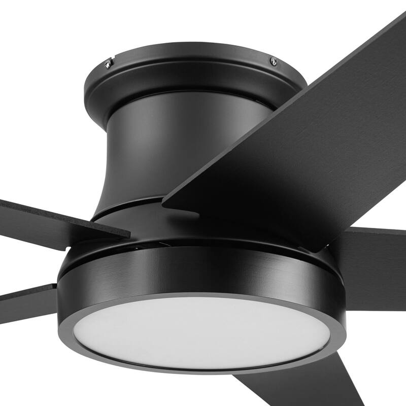 52" Honeywell Tynesdale Contemporary Ceiling Fan with Color Changing Light, Remote Control - 52 Inches