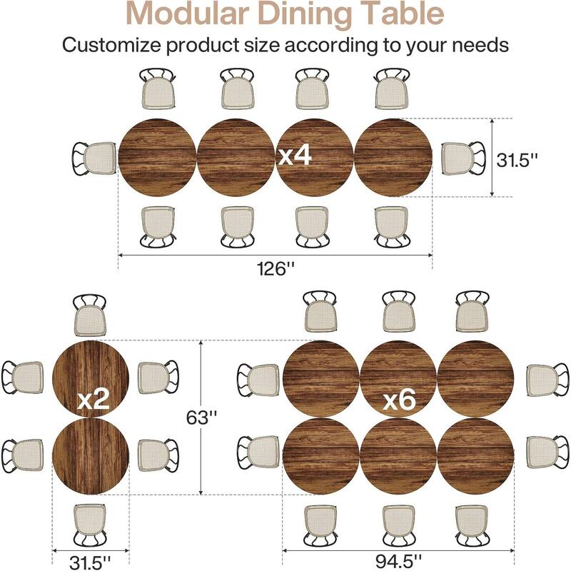 31.5” Square Dining Table for 4 with Metal Base for Dining Room