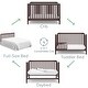preview thumbnail 47 of 52, Storkcraft Hillcrest 4-in-1 Convertible Crib - Converts to Toddler Bed, Daybed, and Full-Size Bed, JPMA Certified