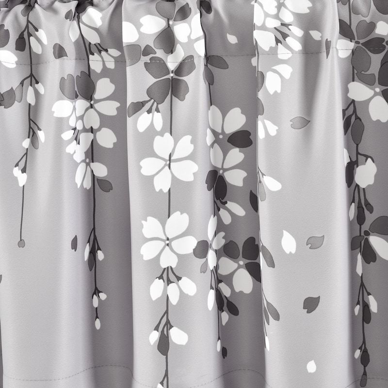 Lush Decor Weeping Flower Room Darkening Window Curtain Valance - 52x18