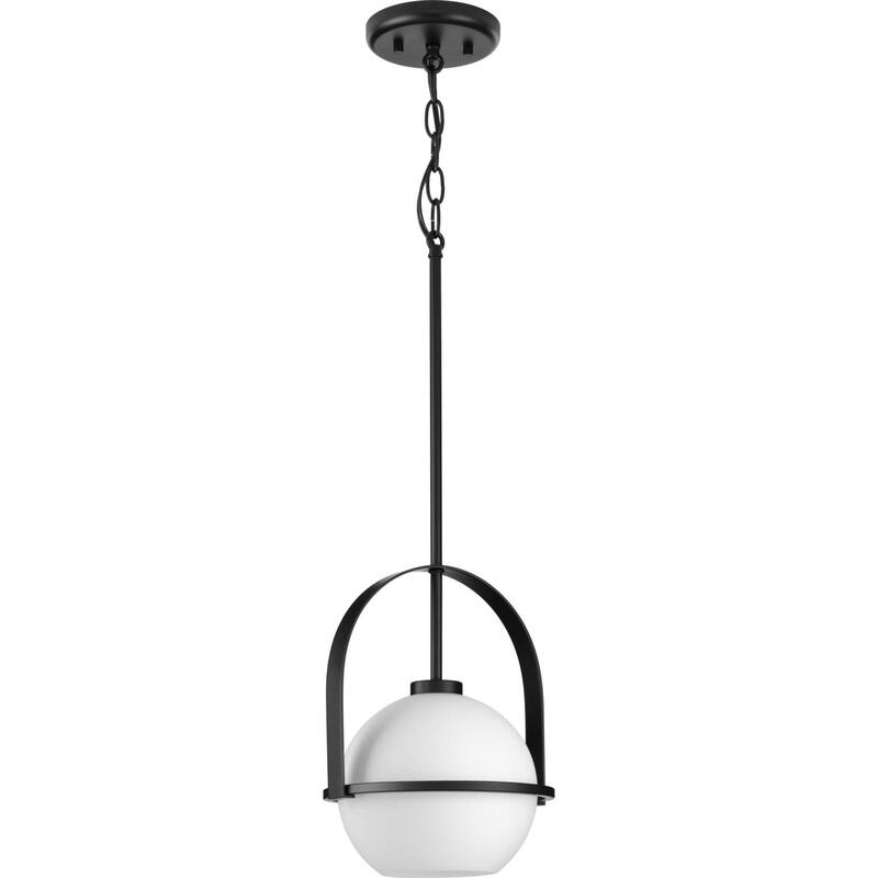 Progress Lighting P500358 Delayne 9" Wide Mini Pendant with Frosted