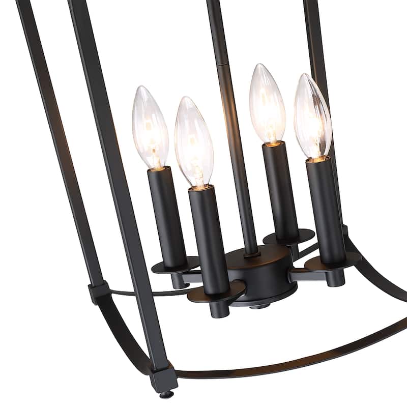 Modern 12.01-in Matte Black Pendant Light