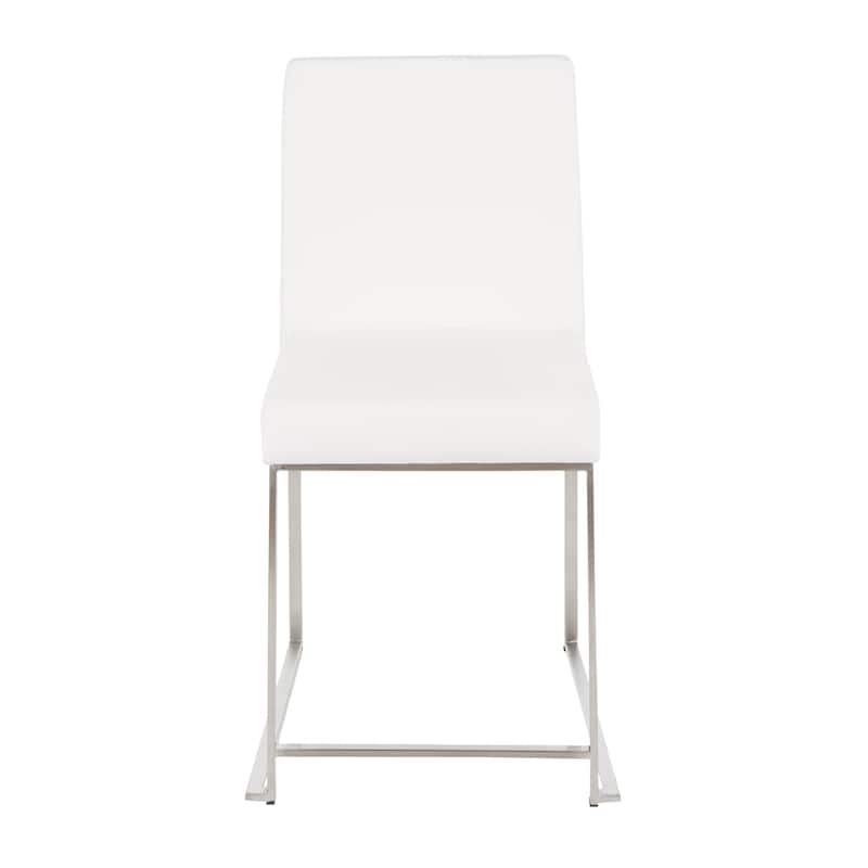Silver Orchid Forrest High Back Stainless Steel Dining Chair (Set of 2)