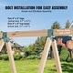 preview thumbnail 6 of 18, VEVOR A-Frame Middle Swing Set Brackets,Heavy Duty Carbon Steel Swing Set Hardware with Mounting Hardware