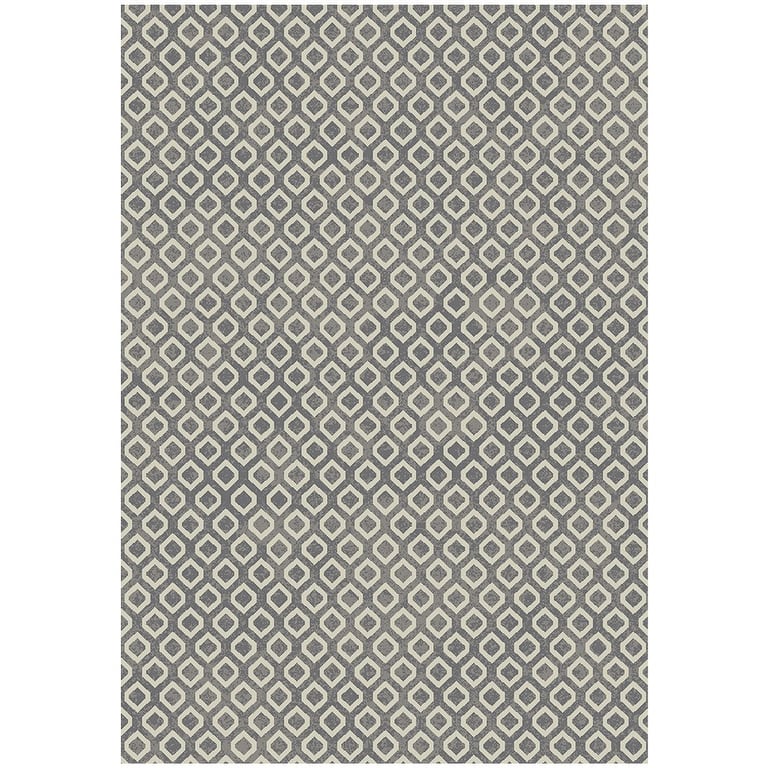 Guyir Geometric Modern Stain Resistant Woven Area Rug By HomeRoots