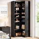 preview thumbnail 7 of 19, 9-Tier Corner Shoe Rack for 40-45 Pairs of Shoes, Freestanding Shoe Cabinet