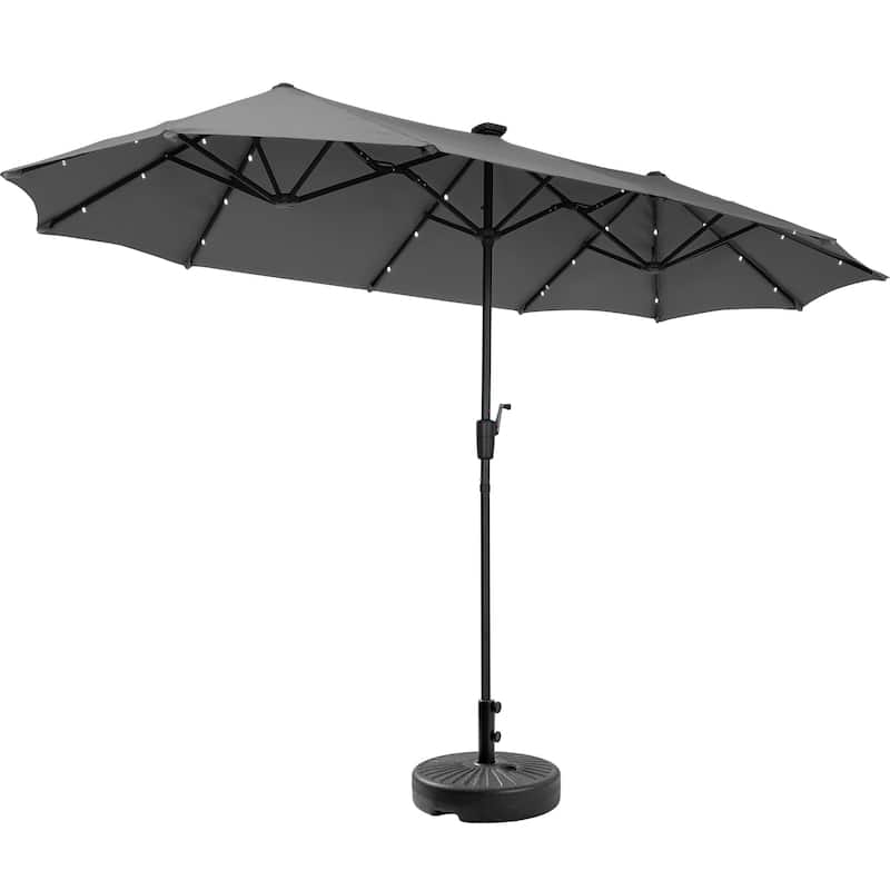 Autlaycil 13 ft Patio Umbrella with Crank For Outdoor Umbrella Base Included