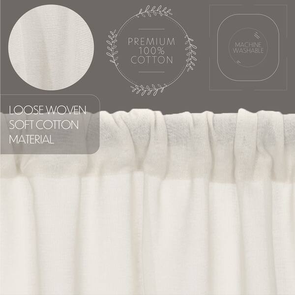 tobacco cloth valances Tobacco Cloth Fringed Valance - Bed Bath & Beyond