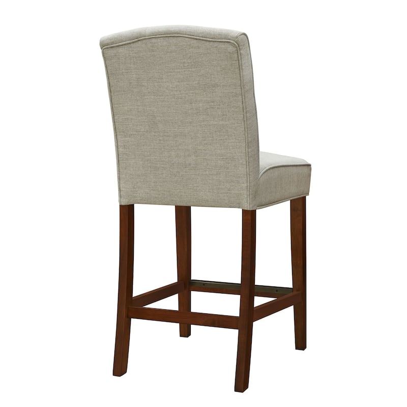 Madison Park Misha Tan Tufted Counter Stool