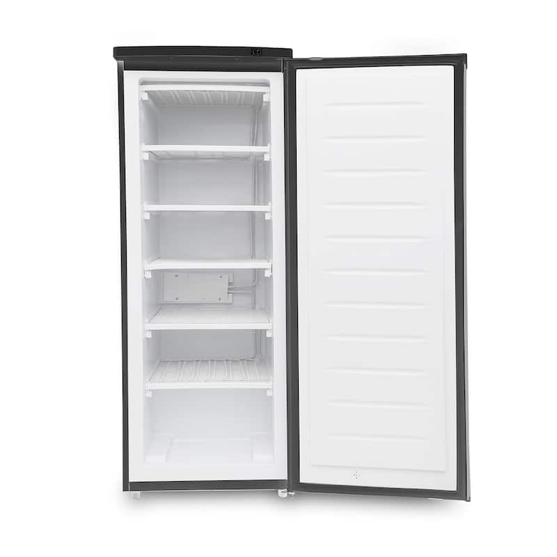 6.0 Cu Ft Upright Freezer,Black with VCM Door