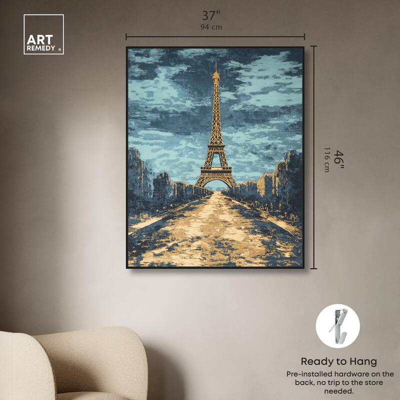 Textured Paris Embroidery Canvas by Art Remedy