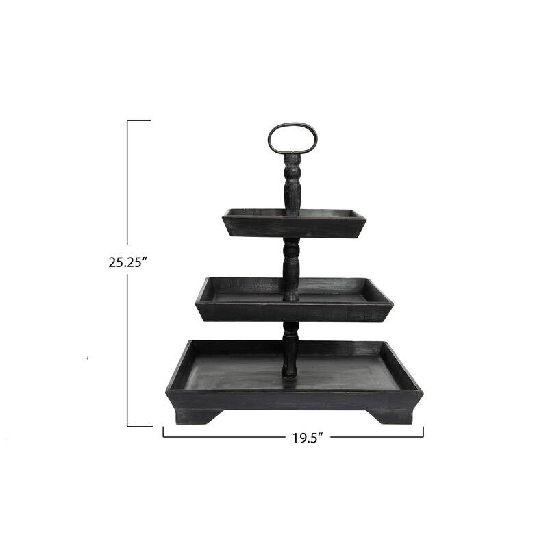 Decorative 3 Tier Tray
