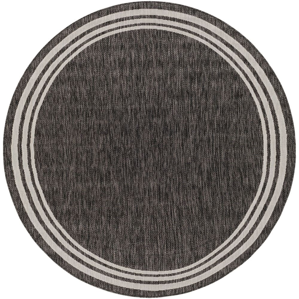 Livabliss Jeremie Indoor/ Outdoor Border Area Rug