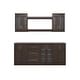 preview thumbnail 8 of 17, NewAge Products Home Bar 9-Piece Cabinet Set Espresso