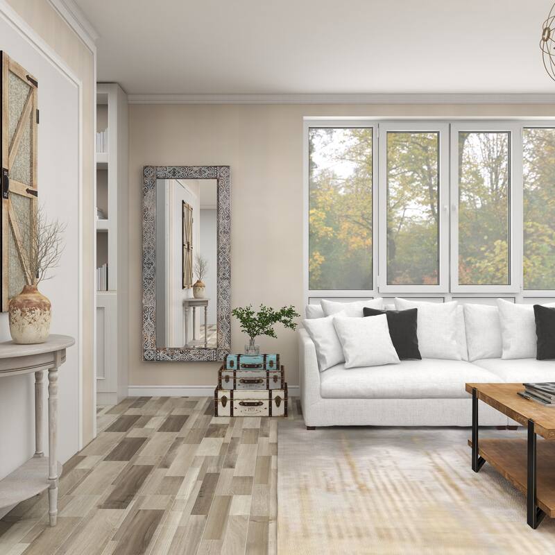 Multi Colored Wooden Nesting Decorative Trunk with Vintage Accents and Studs (Set of 3)