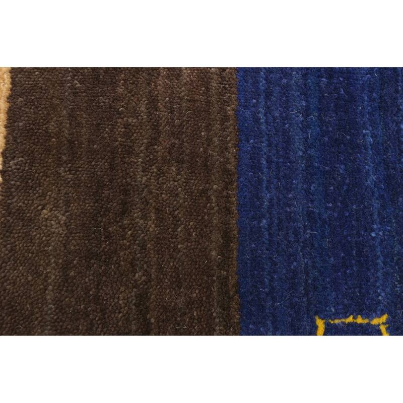 ECARPETGALLERY Hand Loomed Kashkuli Gabbeh Multi Color Wool Rug - 2'11 x 4'8