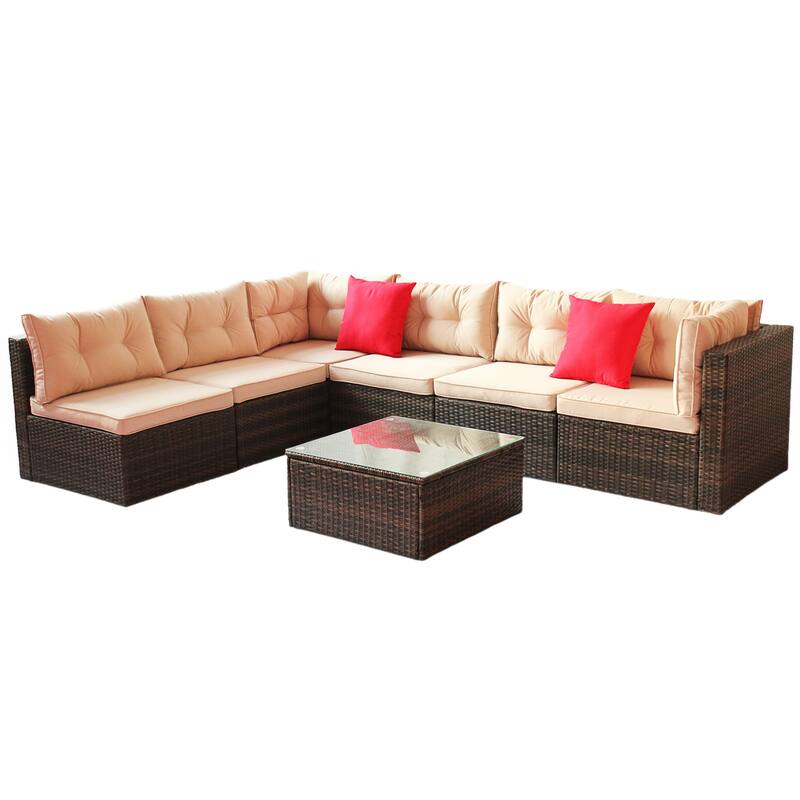 7 Pieces Patio Furniture Set