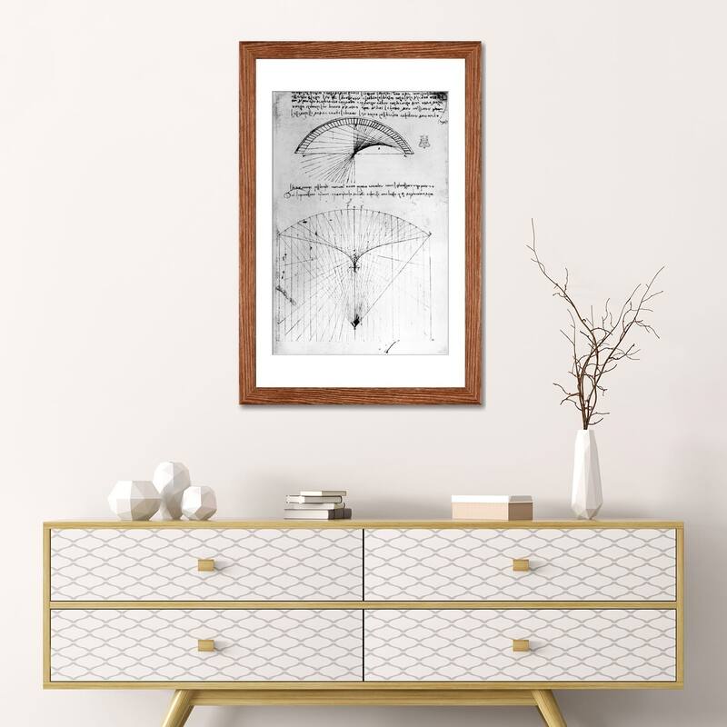 iCanvas "Studies of concave mirrors of constant and parabolic curvatures" by Leonardo da Vinci