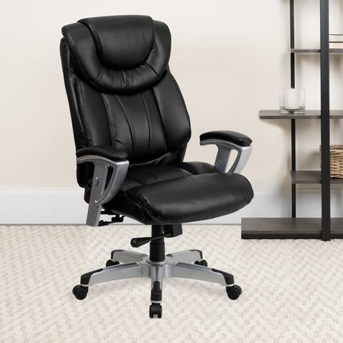 Big & Tall Executive Swivel Office Chair with Adjustable Arms