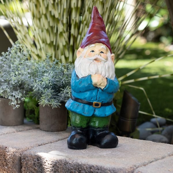 5 inches hand painted for lawn or garden Ceramic Garden Gnome outdoor or indoor