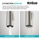 preview thumbnail 39 of 149, Kraus 2-Function 1-Handle 1-Hole Pulldown Sprayer Brass Kitchen Faucet