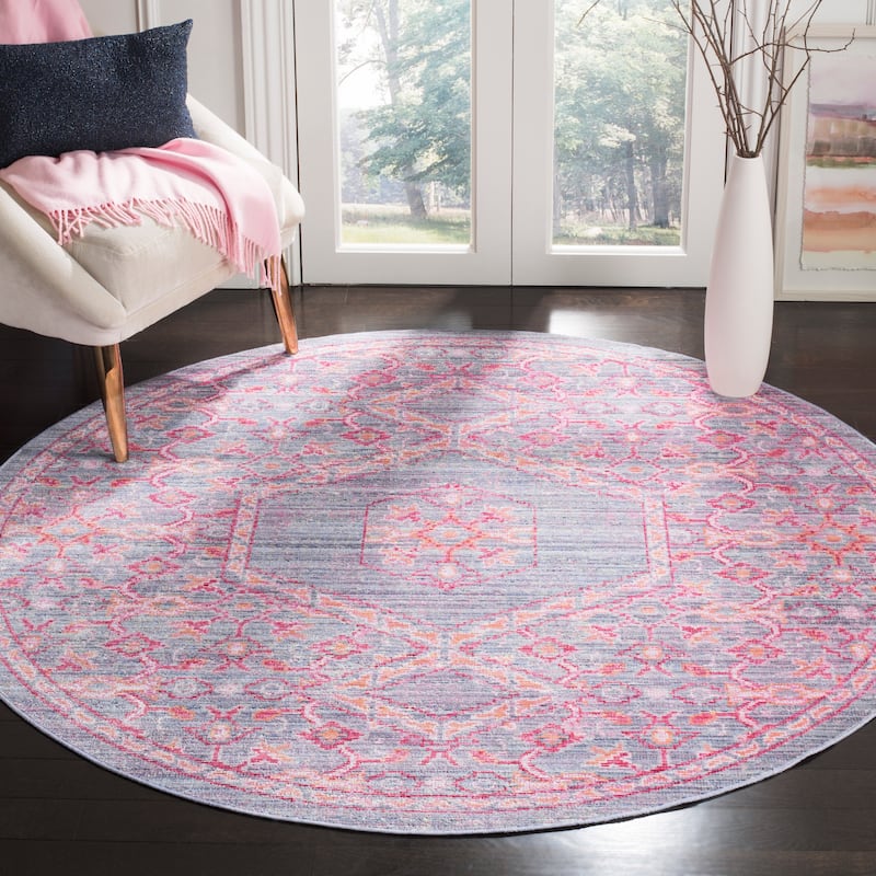 SAFAVIEH Windsor Hannah Cotton/ Polyester Silky Distressed Rug