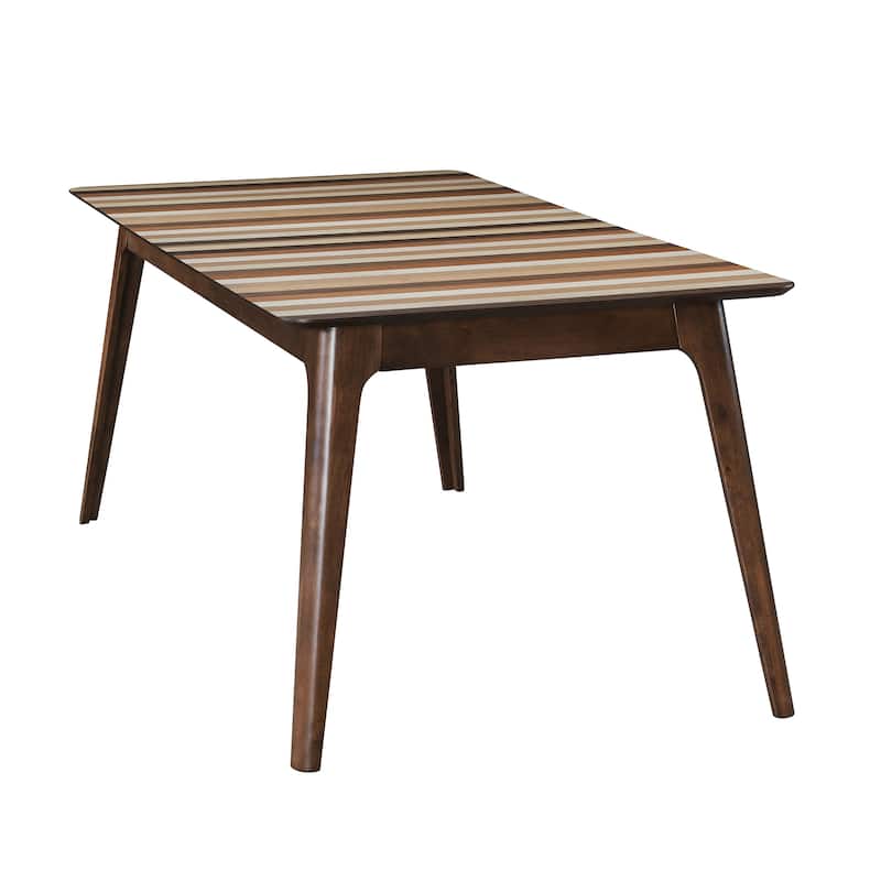 Fargo DT7 Extendable Multi-Colored Tonal Striped Dining Table