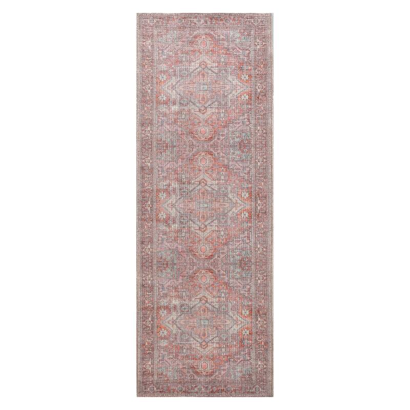 VER01 Vera Collection Coral Power Loomed Indoor Area Rug