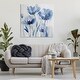 preview thumbnail 8 of 8, Stupell Blue Abstract Blooms Canvas Wall Art Design By Sasha