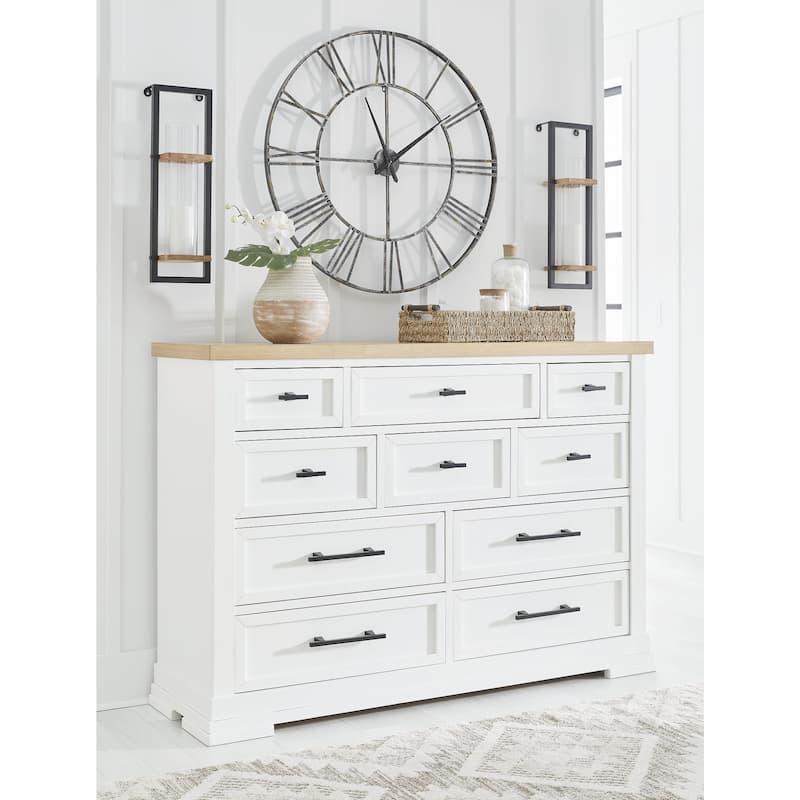 Signature Design by Ashley Ashbryn White/Brown Dresser